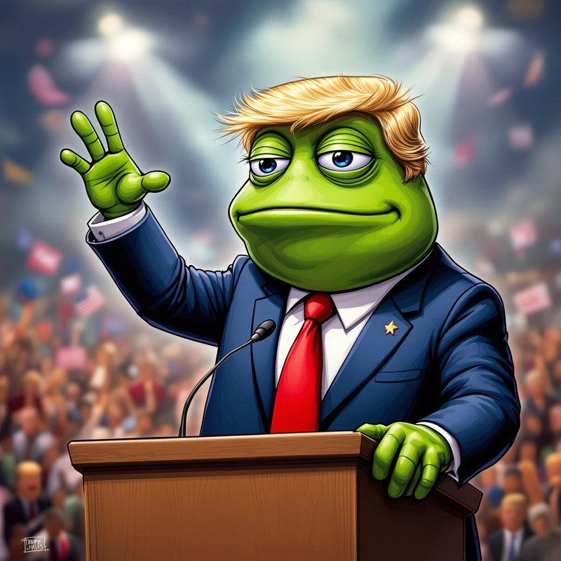 Trump Pepe rally